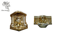 Os ornamento fúnebres do caixão do teste padrão de Cristo, os produtos fúnebres PP reciclam materiais