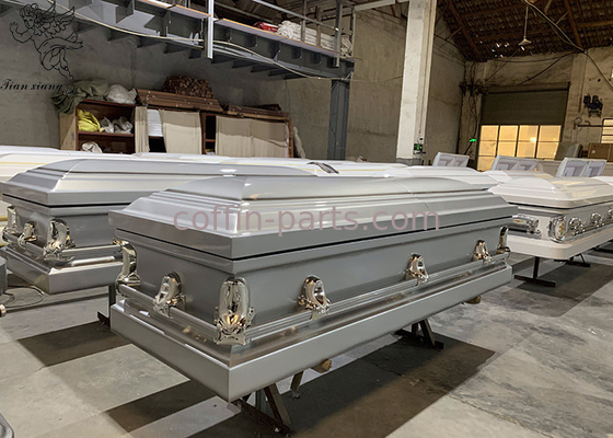 ISO9001 Cofre de aço inoxidável de metal funerário