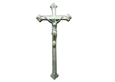 O × fúnebre 18,5 Cm PP do tamanho 38,5 do crucifixo do caixão da decoração de Jesus recicla materiais