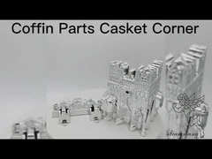 ABS Plastic Casket Corners Golden American Style Modelo da Catedral