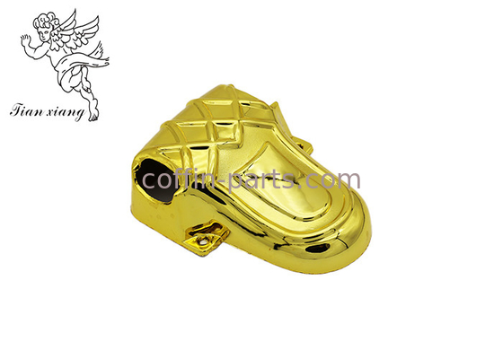 O caixão da prata do material plástico do ABS encurrala o hardware do caixão com barras de metal