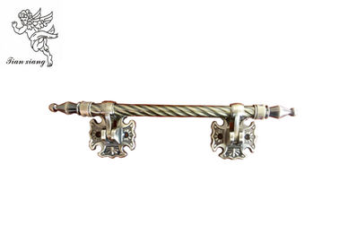 Estilo de bronze antigo de Zamak Decoratio Europa do punho do caixão do metal com o tubo de aço da torção