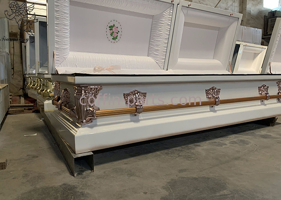 Premium Metallic Coffin Rectangle Metal Design For Funeral Professionals