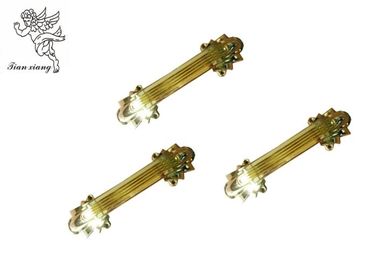 Recycle Plastic Coffin Handles Eruopean Standard Style Silver For Casket Section