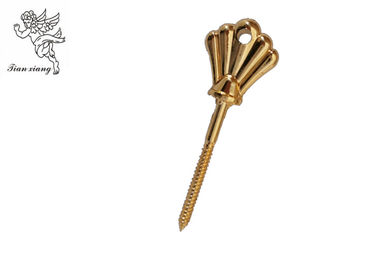 Iron Screw Coffin Hardware Screw 1# Gold / Sliver , Casket Hardware Manufacturers