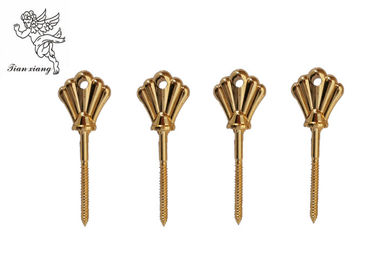 Iron Screw Coffin Hardware Screw 1# Gold / Sliver , Casket Hardware Manufacturers