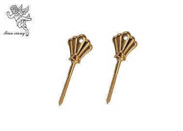 Iron Screw Coffin Hardware Screw 1# Gold / Sliver , Casket Hardware Manufacturers