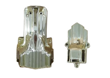 Polished Gold Plastic  Coffin Fittings , Casket Hardware Wholesale ABS Material