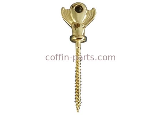 Funeral Decoration Coffin Screw 7#  Gold European Style Zinc Alloy Material