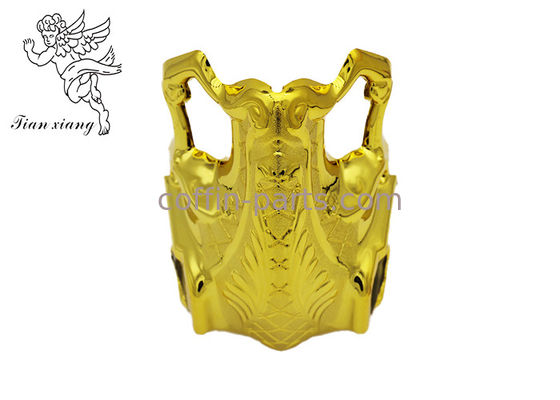 Cantos de canto com plástico dos PP, encaixes do caixão do ouro do caixão para o adulto