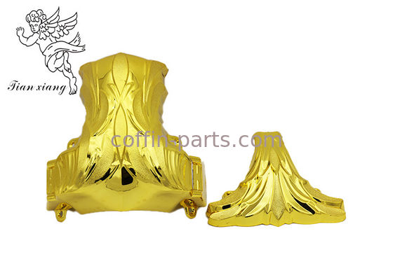 Canto plástico fúnebre 1# do caixão do ouro ou da prata do estilo americano