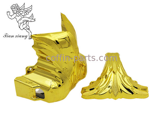 Esquinhas de caixão personalizadas quadradas para ornamentos funerários