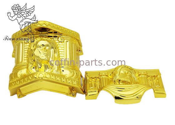 Acessórios americanos do caixão do estilo, encaixes plásticos de canto do caixão do caixão com ferro Tubesv