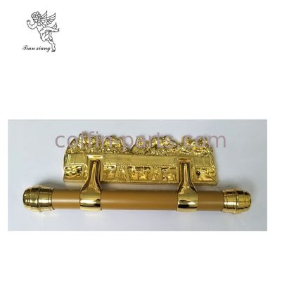 Do Abs africano do estilo de Pale Gold Coffin Swing Handle material plástico dos Pp